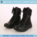 Genuine leather and fabric rubber sole military boot for sale